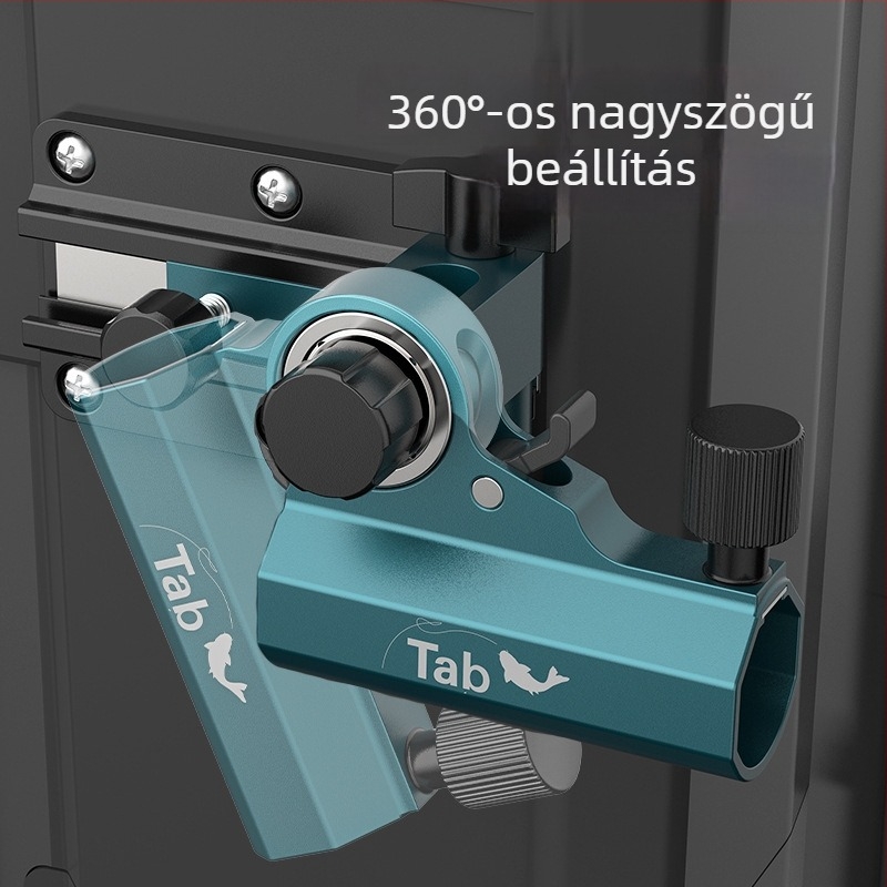 Magnézium-alumínium ötvözetből készült, nagy méretű, univerzális összecsukható toronytartó horgászkészülékhez, 360°