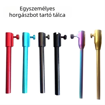 Etetőtálca tartó a horgász dobozhoz – egykaros / egycsöves tartó
