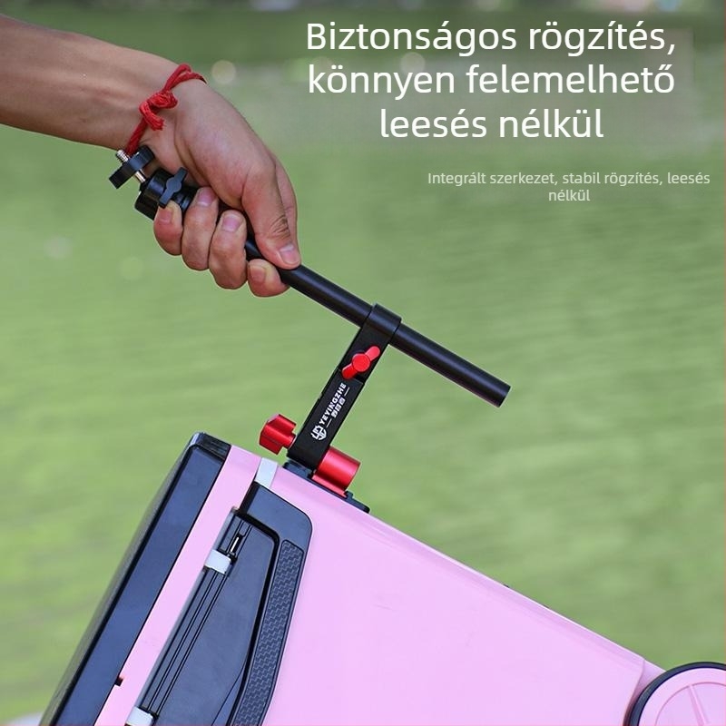 Teleszkópos összecsukható lámpatartó kempingezéshez és horgászathoz — univerzális lámpatartó a horgász dobozhoz és székhez
