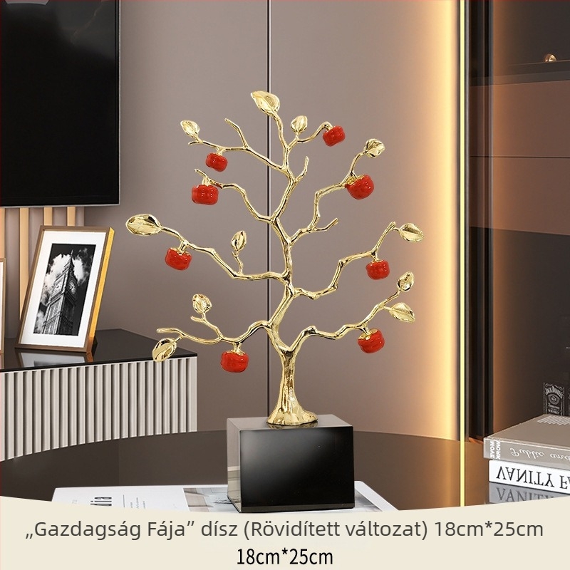 Ötvözetből készült dísz a gazdagság érdekében, modern elegancia a nappaliba és otthoni dekorációhoz