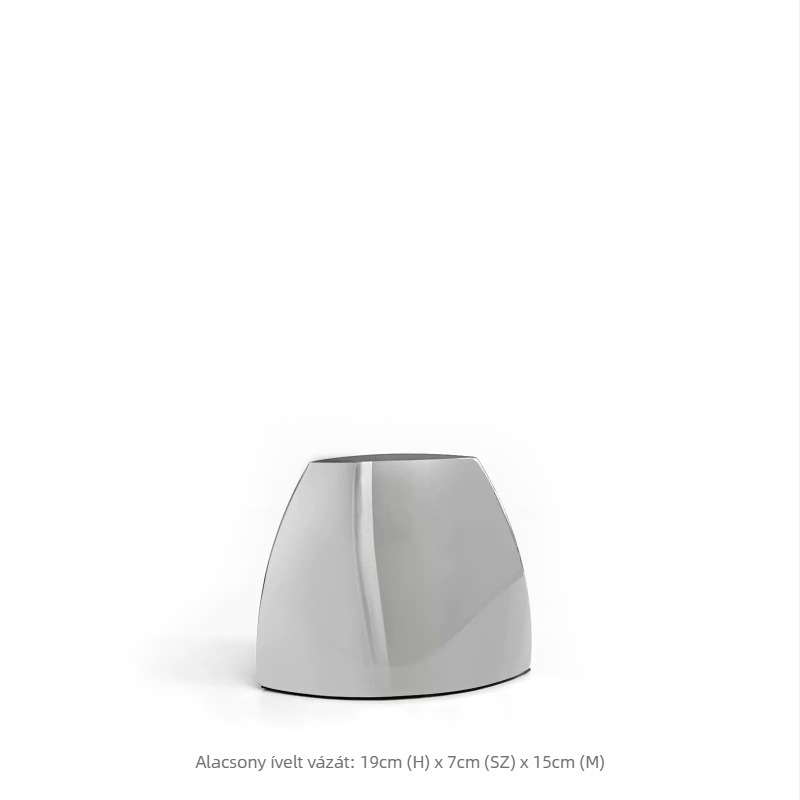 Rozsdamentes acélból készült virágtartó, modern minimalist geometriai kialakítású otthoni dekorációhoz