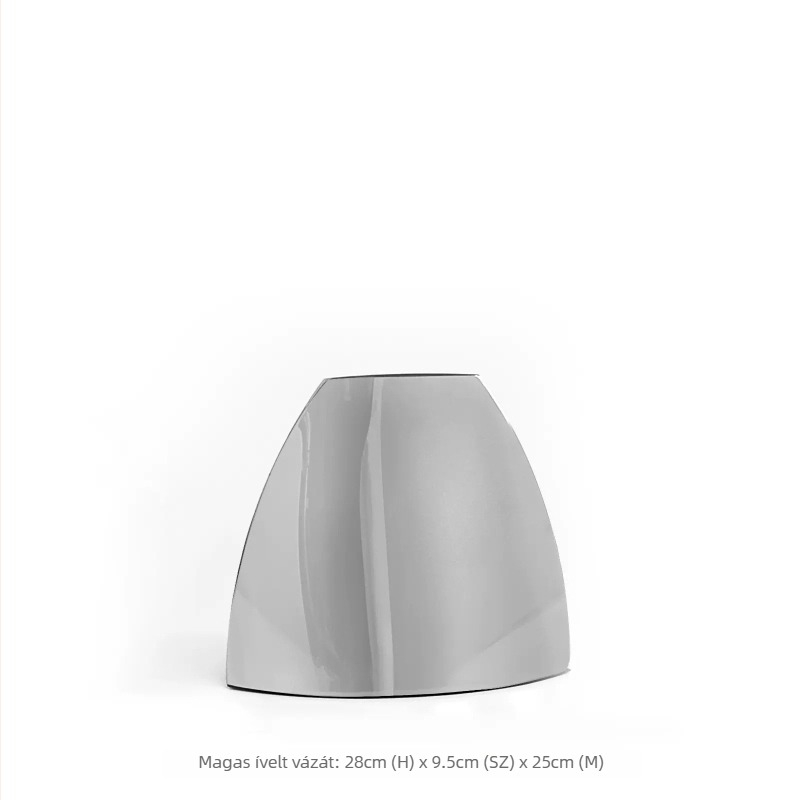 Rozsdamentes acélból készült virágtartó, modern minimalist geometriai kialakítású otthoni dekorációhoz
