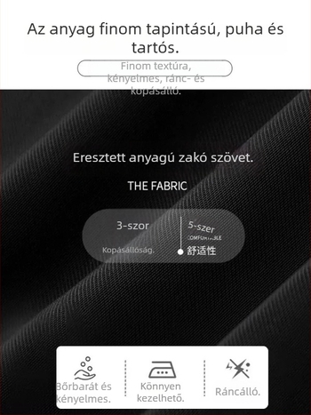 Fekete női magas derekú, széles lábú kosztümnadrág, casual elegáns megjelenés, 2025 ősz, plusz méret