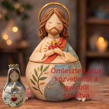 Kézzel készített tündér ima doboz, gyanta dekoráció