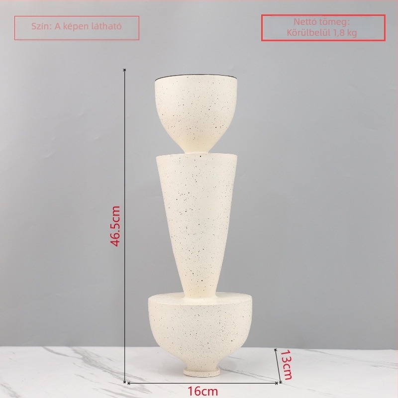 Geometriai formájú gyanta dekoráció modern minimalista stílusban nappalira, hálószobára, előtérbe és TV-szekrényhez.
