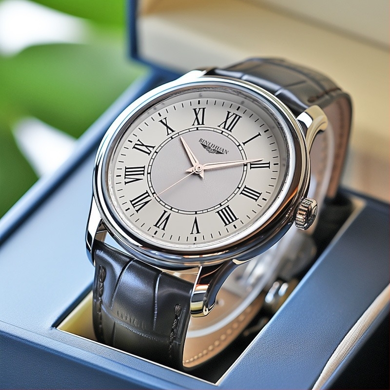 Férfi kvarc karóra, egyszerű retro számlappal, szintetikus bőrszíj, mindennapi vízállóság, 40 mm körkörös számlap