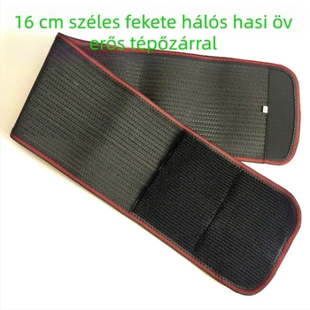 Légáteresztő, rugalmas derékszalag sporthoz, vékony hasi támasz, poliészter