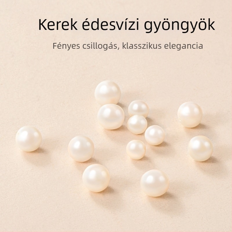 Természetes édesvízi gyöngyök – laza gyöngyök DIY ékszerkészítéshez: karkötők, nyakláncok és fülbevalók; spacer gyöngyök