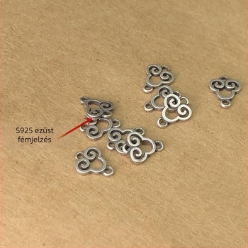 S925 Sterling Ezüst Ruyi Kapcsolóelemek DIY Ékszerekhez – Karkötők, Nyakláncok és Fülbevalók