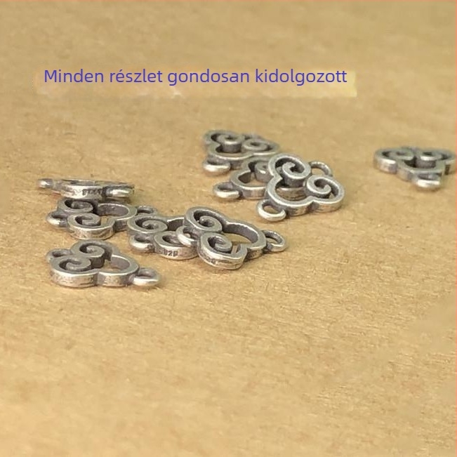 S925 Sterling Ezüst Ruyi Kapcsolóelemek DIY Ékszerekhez – Karkötők, Nyakláncok és Fülbevalók