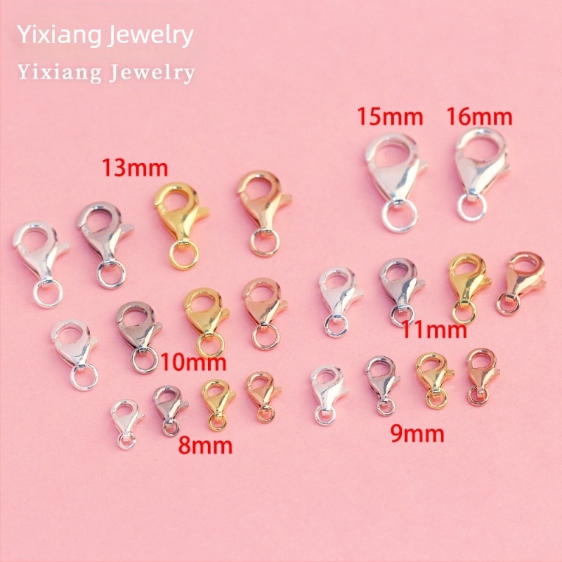 S925 Sterling ezüst Homárkapocs rugós zár a nyaklánchoz – DIY ékszer összekötő
