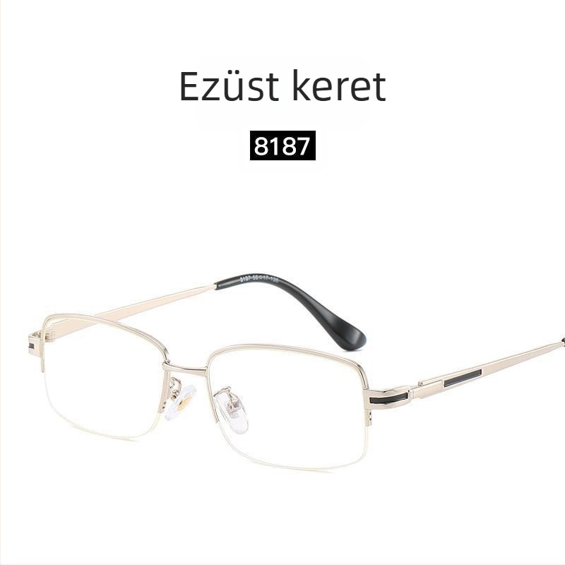 Xiangzhan kékfény elleni olvasószemüveg, uniszex, négyszögletes full-frame keret, lencsék rezinből, sugárzás elleni és UV védelem