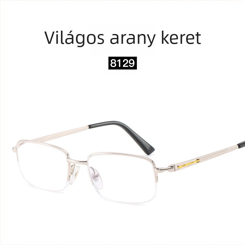 Xiangzhan kékfény elleni olvasószemüveg, uniszex, négyszögletes full-frame keret, lencsék rezinből, sugárzás elleni és UV védelem