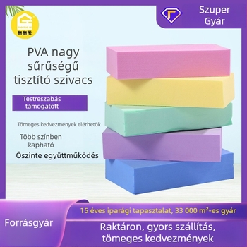 PVA sűrűségű szivacsblokk edények és autók tisztítására – vízfelvevő, folteltávolító