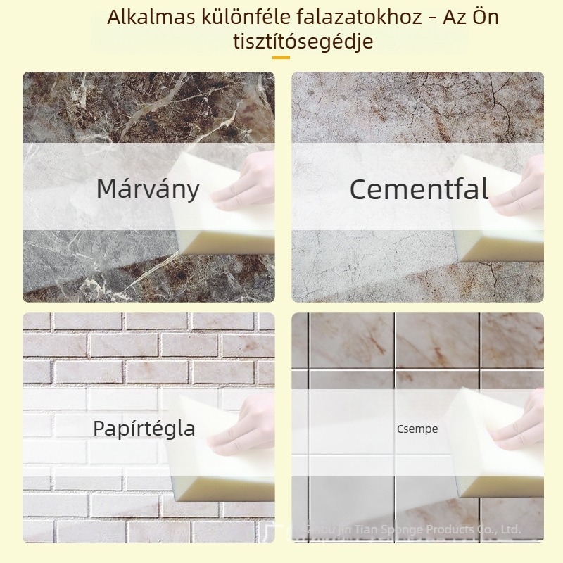 Nagy sűrűségű szivacs autómosáshoz és külső falak tisztításához, háztartási nedvszívó szivacs
