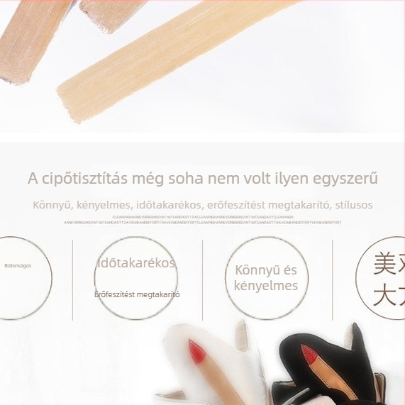 Hosszú nyeletű disznószőrt ecset cipőkhez, mosáshoz és velúrhoz