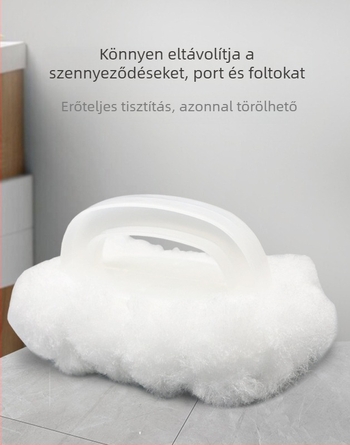 Puha sörtéjű WC-kefe fürdőszobai tisztításra