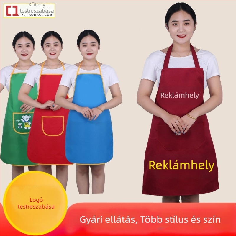 Személyre szabott logóval ellátott vízálló kötény