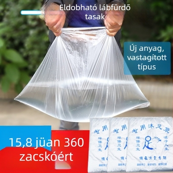 Vastagított egyszer használatos lábfürdő zacskó műanyag filmmel a lábmedencéhez