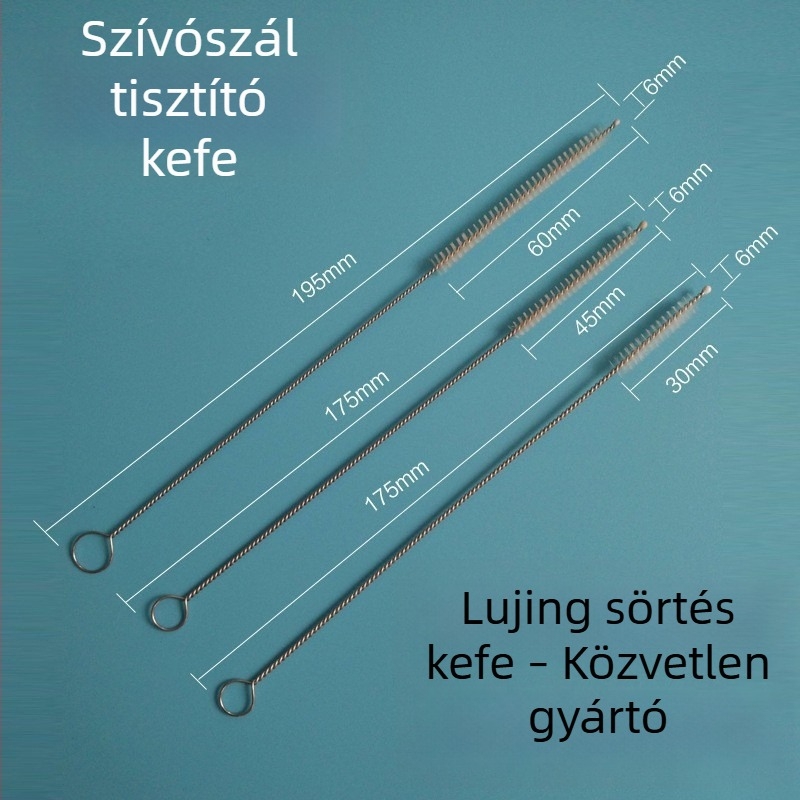 Hosszú fogantyújú pohárkefe tartós szivacs tisztítóval, konyhai használatra