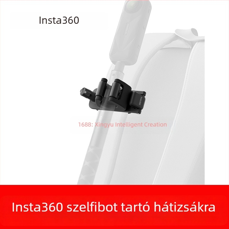 Insta360 vállra szerelhető selfie-stick rögzítő X5/X4/AcePro2/Go Ultra – eredeti kiegészítők