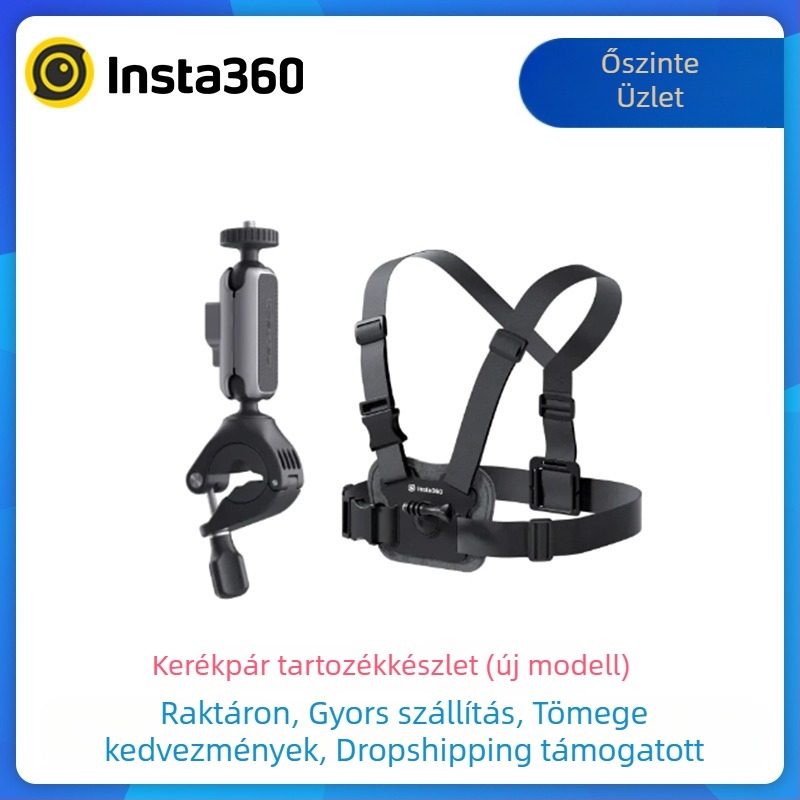 Shadow Stone 360 Insta360 kerékpáros kiegészítő készlet X4, Ace Pro, Ace, X3, X2 és One R modellhez
