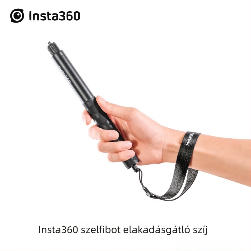 ShadowStone Insta360 szelfibot anti-vesztés zsinórral – standard verzió / állítható csuklópánt – eredeti kiegészítők