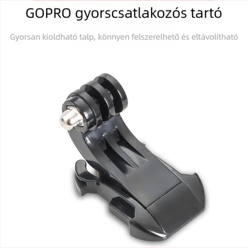 GoPro HERO9/10 alap tartó akciókamera számára, mellkasövvel és sisakhoz J-típus csatolással