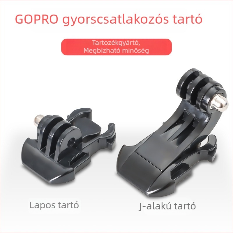 GoPro HERO9/10 alap tartó akciókamera számára, mellkasövvel és sisakhoz J-típus csatolással