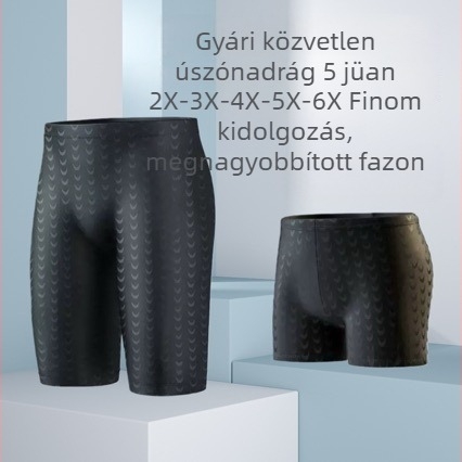 Férfi úszónadrág hal mintával, laza szabás, nagy méret