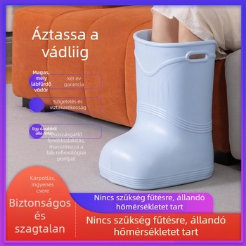 Térd fölé érő lábfürdő kád, otthoni használatra, mély, víztakarékos lábmedence