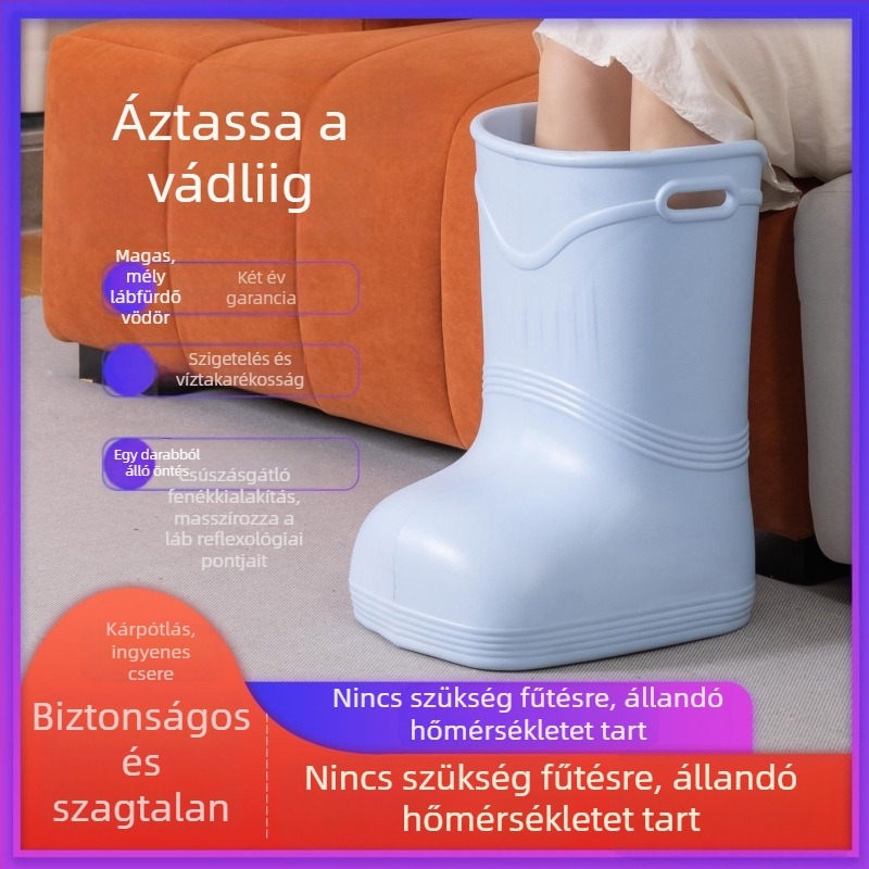 Térd fölé érő lábfürdő kád, otthoni használatra, mély, víztakarékos lábmedence