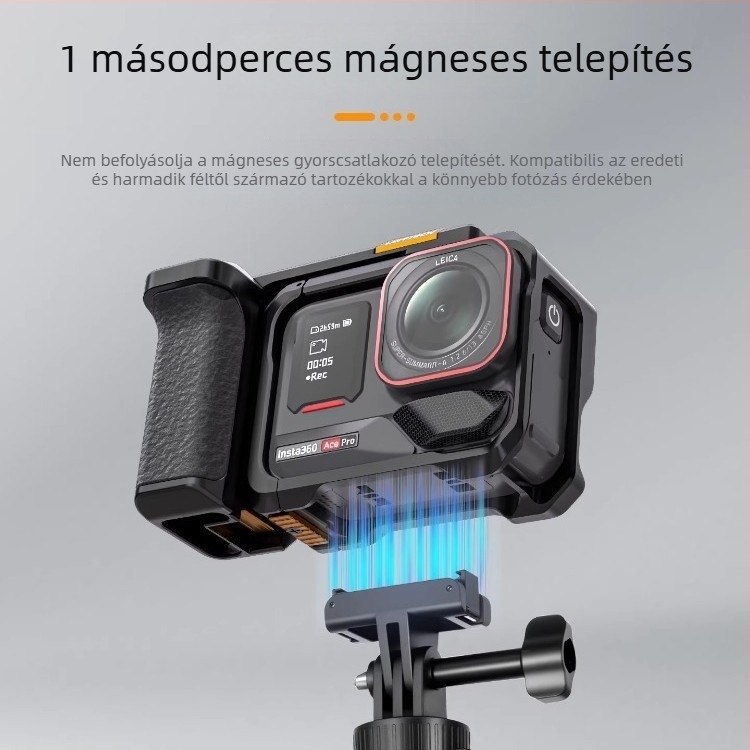 Insta360 Ace Pro 2 kioldógomb utcai fotó készlethez és akciókamera fogantyúhoz
