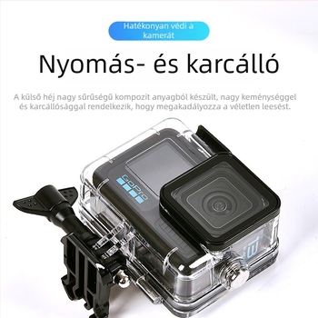 Aixiaou GoPro HERO9-13 vízálló tok szűrővel és úszó rúddal
