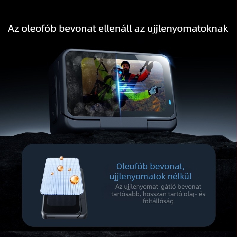 Telesin Shadowstone edzett védőfólia Insta360 Go Ultra objektívhez – karcálló kiegészítők
