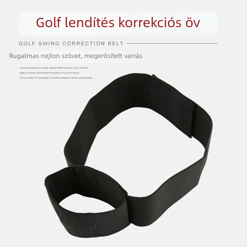 Golf karállító öv – edzéseszköz swinghez és testtartás korrekciójához