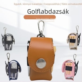 Férfiaknak készült hordozható golflabdás táska kültéri sportokhoz