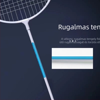 Szakmai ultra-könnyű ötvözetű badmintonütő – kettős készlet felnőtteknek, férfiaknak és nőknek, sportos edzéshez