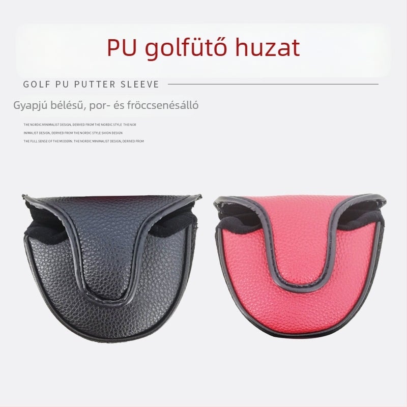 PU golfklub fejvédő és putter hüvely logóval, testreszabható
