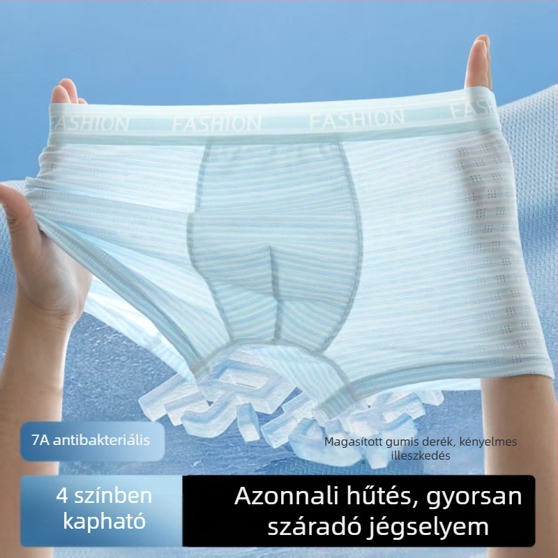 Személyre szabott tinédzser fiúknak alsónemű, tavasz–nyár, modal lélegző hálós boxeralsó