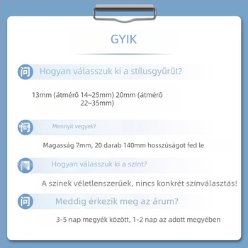 Szilikon csúszásmentes gyűrűvel ellátott horgászbot fogantyú burkolat