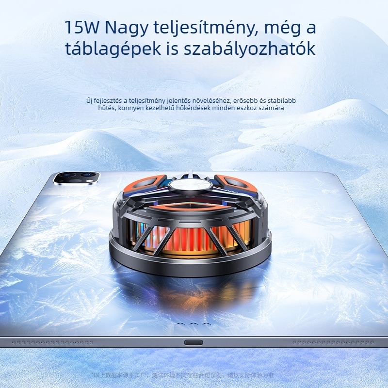 GT31 mobiltelefon hűtőradiátor mágneses hátsó klipsz — 2 az 1-ben játékhoz és élő közvetítéshez