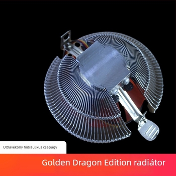Xuanbing 100 LED CPU hűtő asztali számítógépekhez, AMD, kompatibil 1155/775 foglalatokkal, halk nyomásos CPU ventilátor