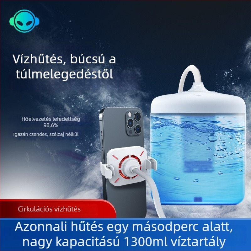 Klipes mobiltelefon hűtő, vízhűtéses, játékhoz és élő közvetítéshez