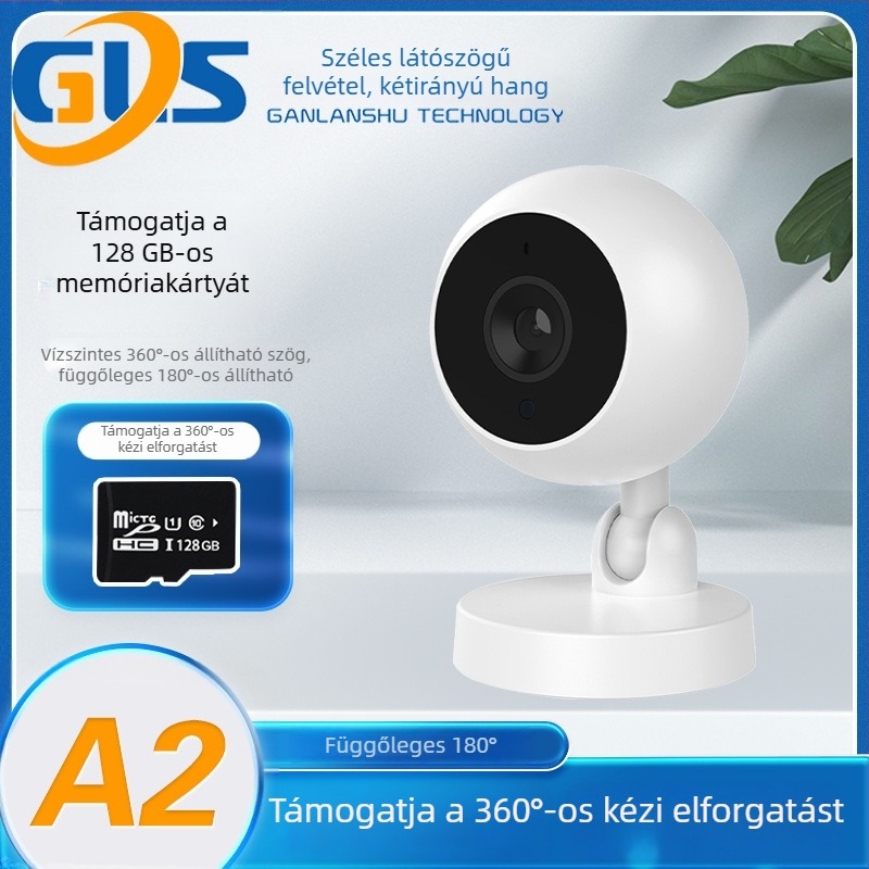 A2 HD éjjellátó babafigyelő kamera, vezeték nélküli Wi-Fi, 1080p, távoli intelligens otthoni biztonsági kamera
