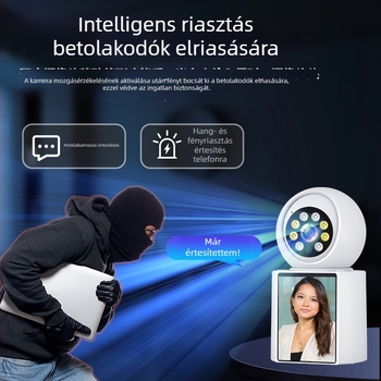 Okos kétirányú videómonitor kamerával, otthoni videóhívás funkcióval, babafigyelő