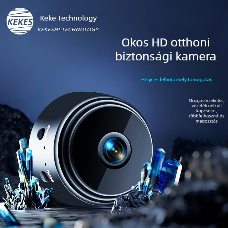 A9 Vezeték nélküli WiFi kamera, távoli vezérlés, éjjellátás, HD kompakt külső sportkamera