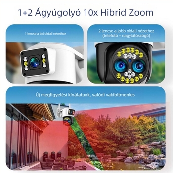 Kültéri WiFi HD megfigyelőkamera intelligens funkciókkal otthoni biztonságra