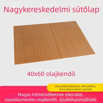 Ismételten használható tapadásmentes sütőmatrica teflon bevonattal, magas hőmérsékleten