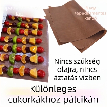 Ismételten használható tapadásmentes sütőmatrica teflon bevonattal, magas hőmérsékleten